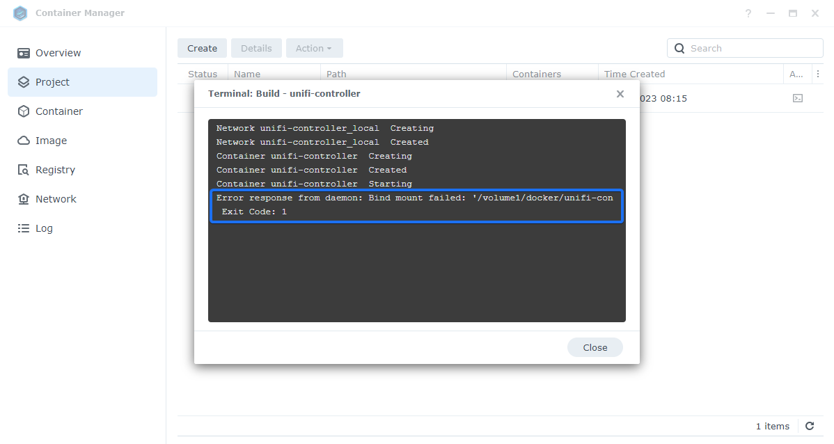 How to install UniFi Controller on a Synology NAS using Docker Manager